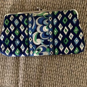 Vera Bradley kisslock wallet